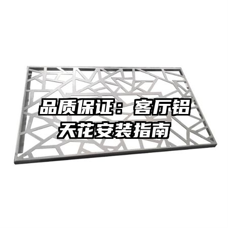 品質保證：客廳鋁天花安裝指南