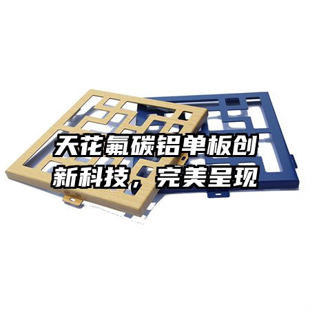 天花氟碳鋁單板創(chuàng)新科技，完美呈現(xiàn)
