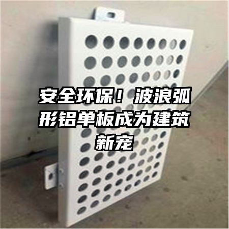 安全環(huán)保！波浪弧形鋁單板成為建筑新寵