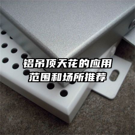 鋁吊頂天花的應(yīng)用范圍和場所推薦